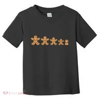 Gingerbread Man Evolution Toddler T-Shirt thumb 0