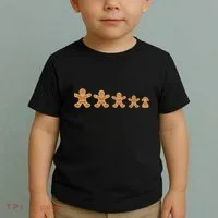 Gingerbread Man Evolution Toddler T-Shirt thumb 2