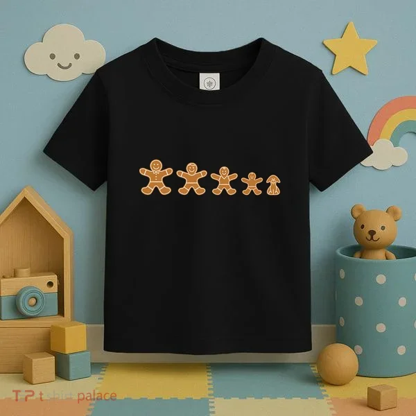 Gingerbread Man Evolution Toddler T-Shirt