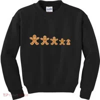 Gingerbread Man Evolution Kids Sweatshirt thumb 0