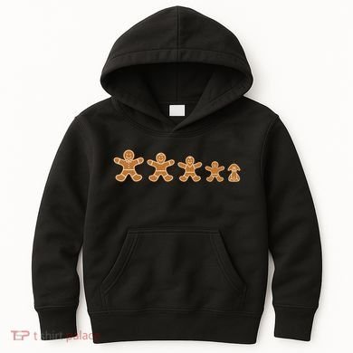 Gingerbread Man Evolution Kids Hoodie