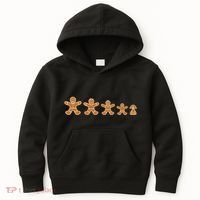 Gingerbread Man Evolution Kids Hoodie thumb 0