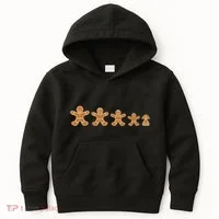 Gingerbread Man Evolution Kids Hoodie thumb 0