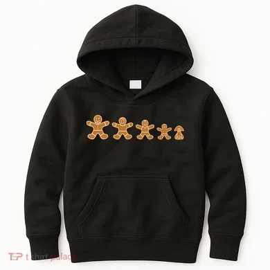 Gingerbread Man Evolution Kids Hoodie