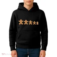 Gingerbread Man Evolution Kids Hoodie thumb 4