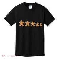 Gingerbread Man Evolution Kids T-Shirt thumb 0