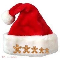 Gingerbread Man Evolution Santa Hat thumb 0