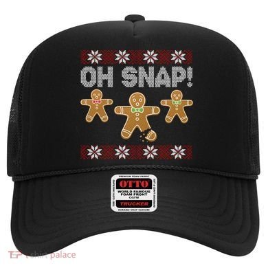 Gingerbread Oh Snap Ugly Christmas Sweater Hat