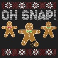 Gingerbread Oh Snap Ugly Christmas Sweater Hat thumb 2