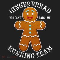 Gingerbread Running Team Women's Sweatshirt thumb 2