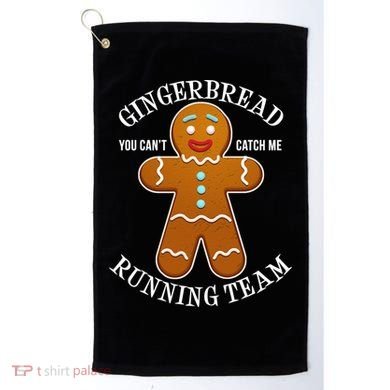 Gingerbread Running Team Golf Towel