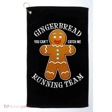 Gingerbread Running Team Golf Towel