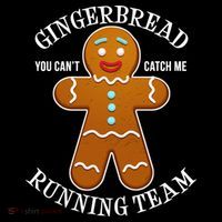 Gingerbread Running Team Kids Sweatshirt thumb 2