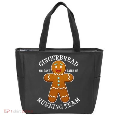 Gingerbread Running Team Tote Bag