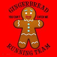 Gingerbread Running Team Santa Hat thumb 1