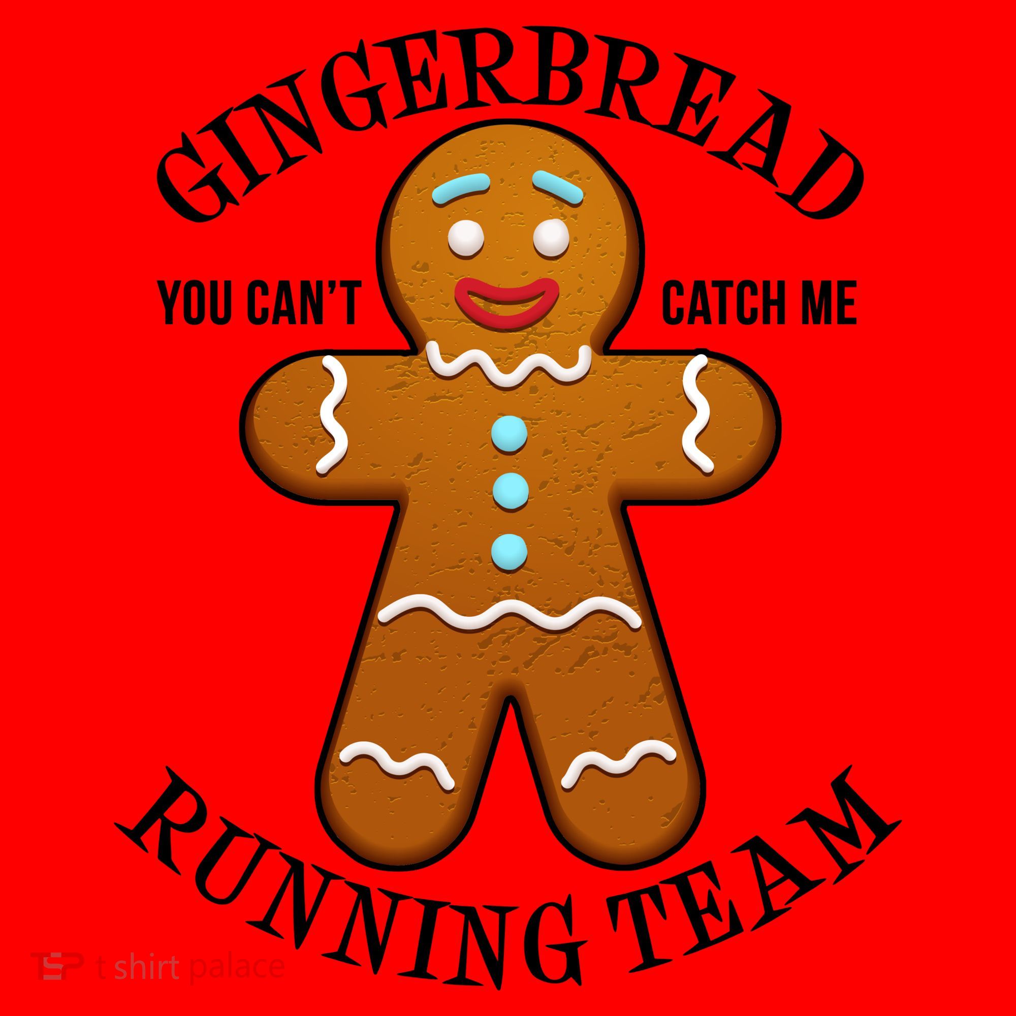 Gingerbread Running Team Santa Hat