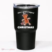 Gingerbread Unicorn Cookie Magical Christmas Tumbler thumb 0
