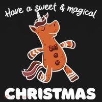 Gingerbread Unicorn Cookie Magical Christmas Women's T-Shirt thumb 6