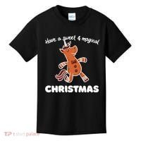 Gingerbread Unicorn Cookie Magical Christmas Kids T-Shirt thumb 0