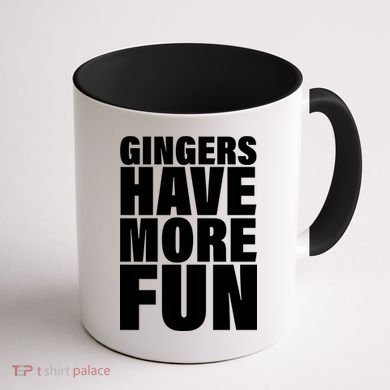 Gingers Have More Fun Coffee Mug back