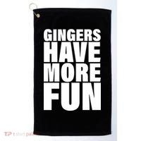 Gingers Have More Fun Golf Towel thumb 0