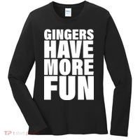 Gingers Have More Fun Women's Long Sleeve Shirt thumb 0