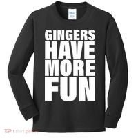 Gingers Have More Fun Kids Long Sleeve Shirt thumb 0