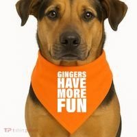 Gingers Have More Fun USA-Made Doggie Bandana thumb 1
