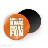 Gingers Have More Fun Magnet thumb 0