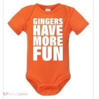 Gingers Have More Fun Baby Bodysuit thumb 0
