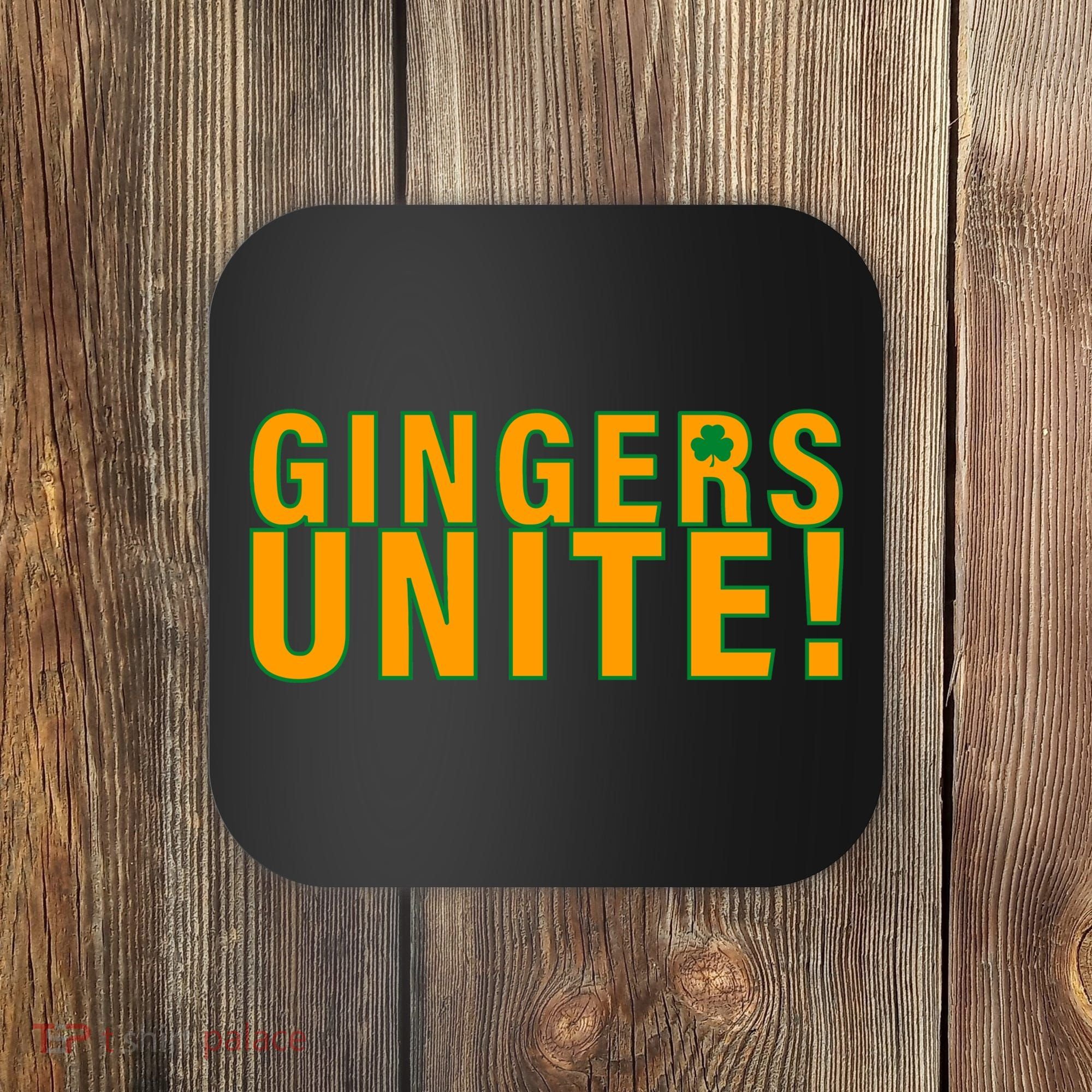 Gingers Unite St. Patrick's Day Irish Coaster