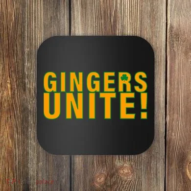 Gingers Unite St. Patrick's Day Irish Coaster