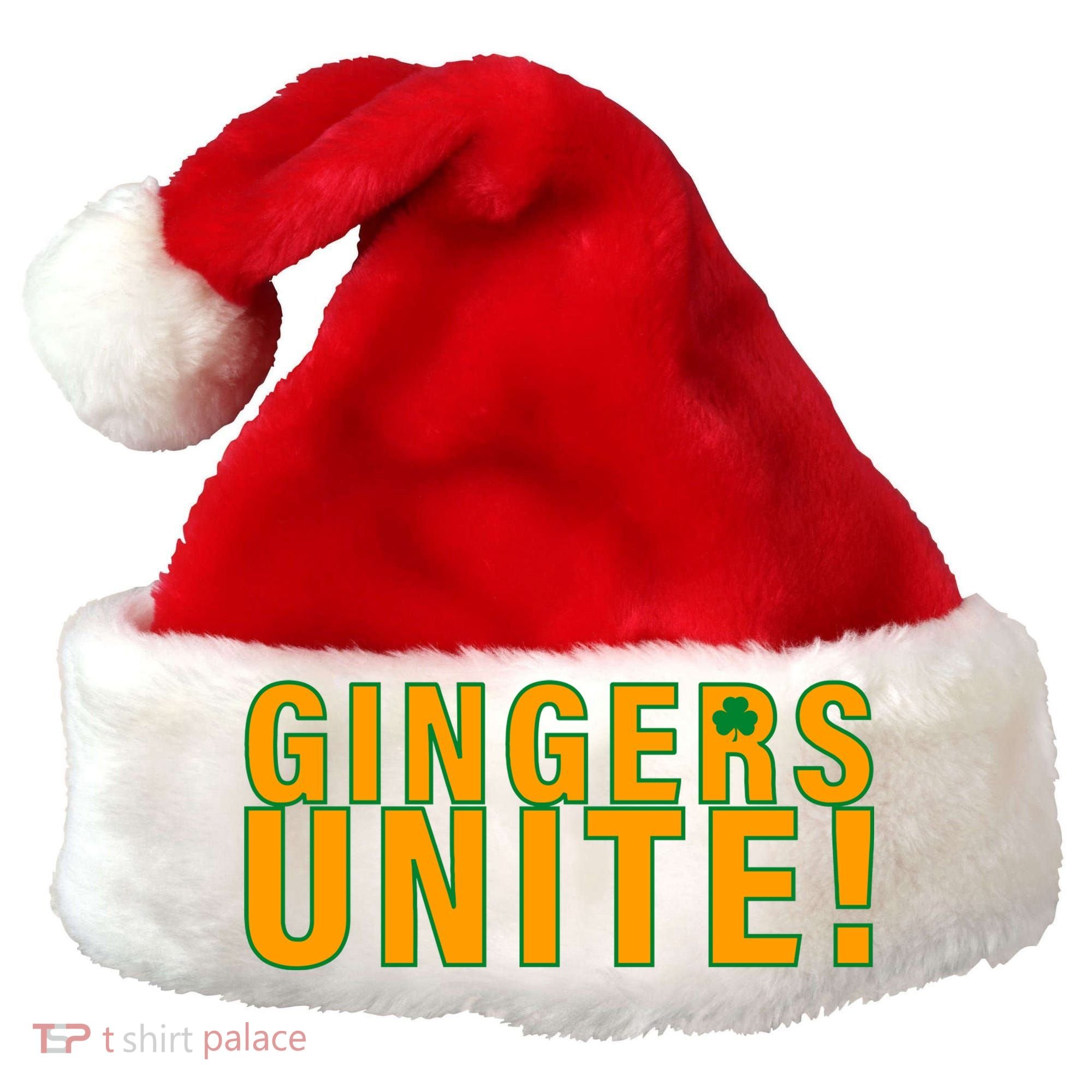 Gingers Unite St. Patrick's Day Irish Santa Hat