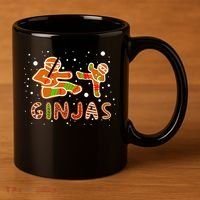 Ginjas Funny Gingerbread Christmas 11oz C Handle Ceramic Mug thumb 3