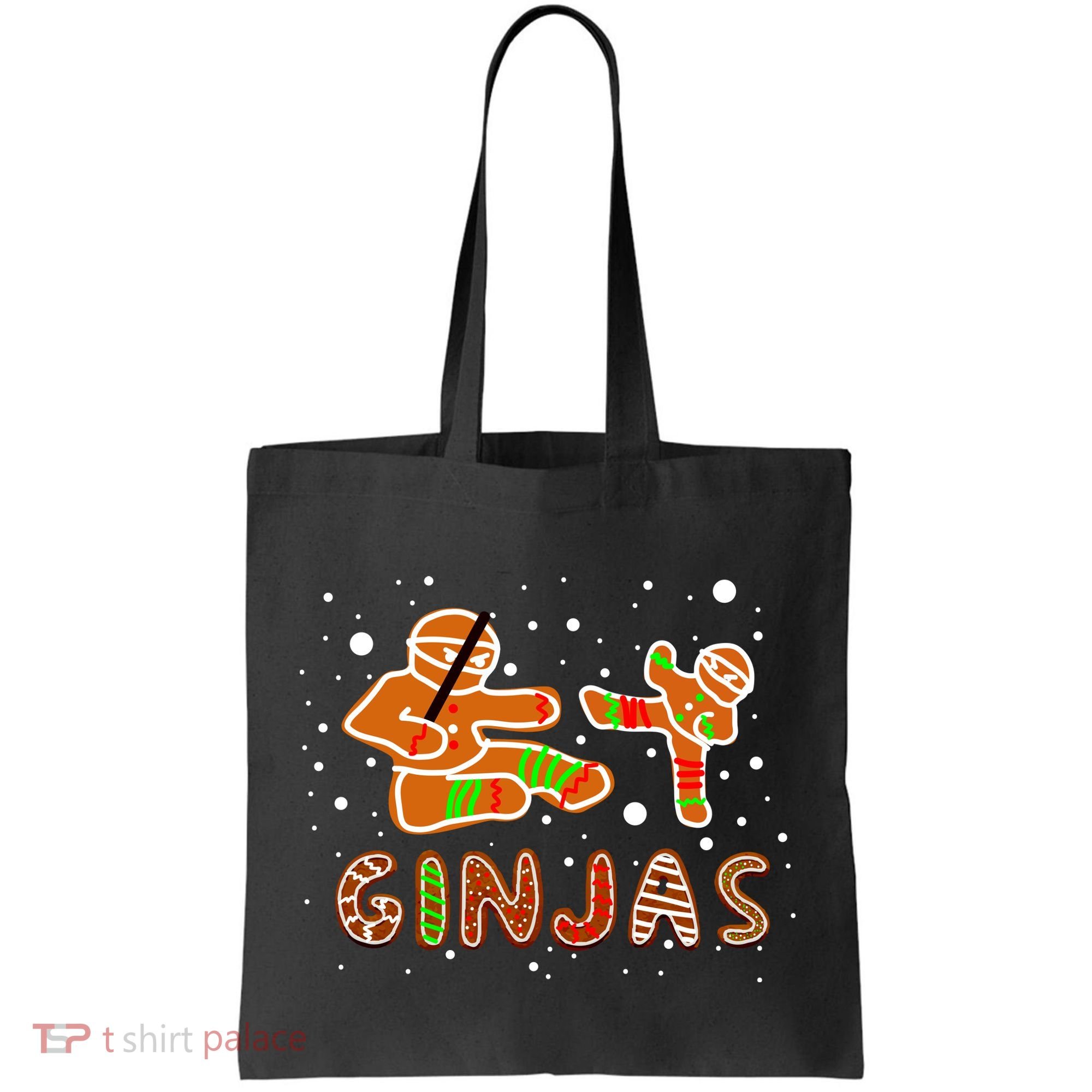 Ginjas Funny Gingerbread Christmas Tote Bag