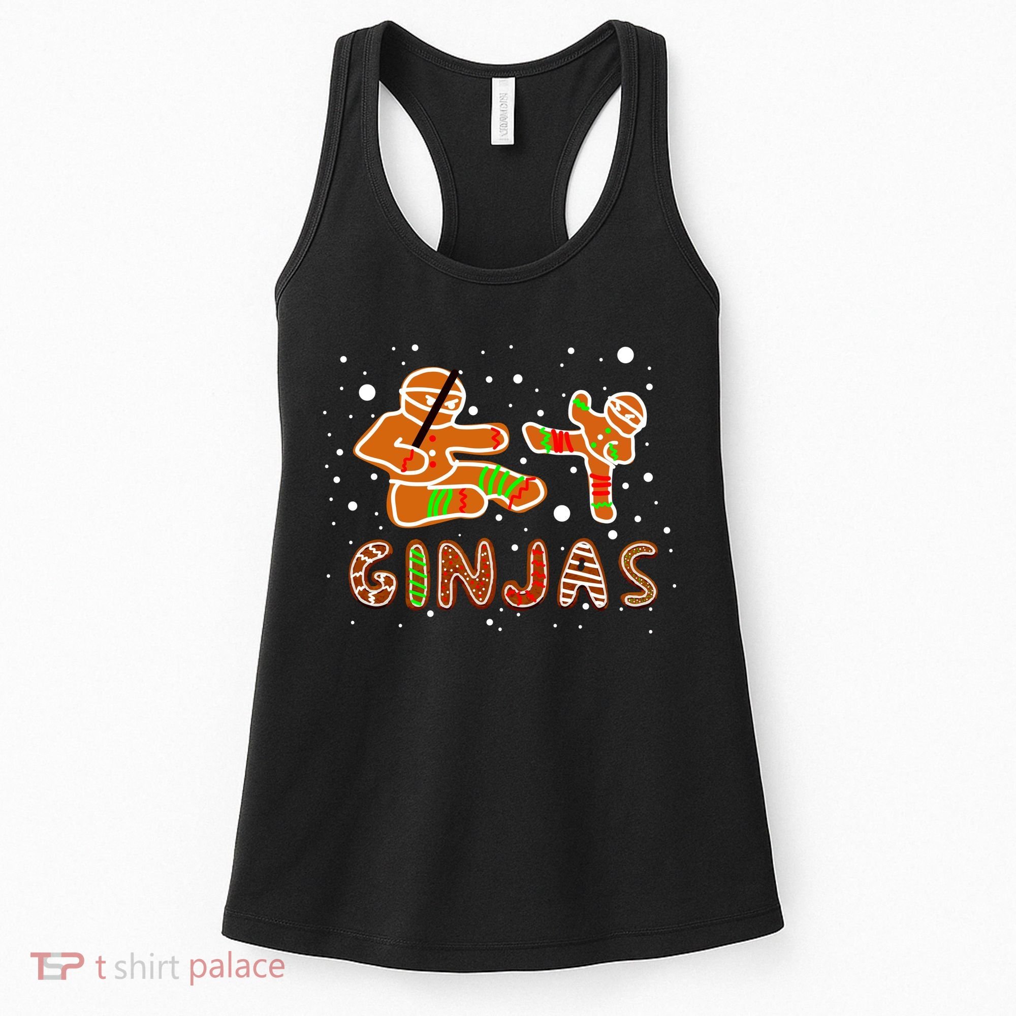 Ginjas Funny Gingerbread Christmas Women's Tank Top