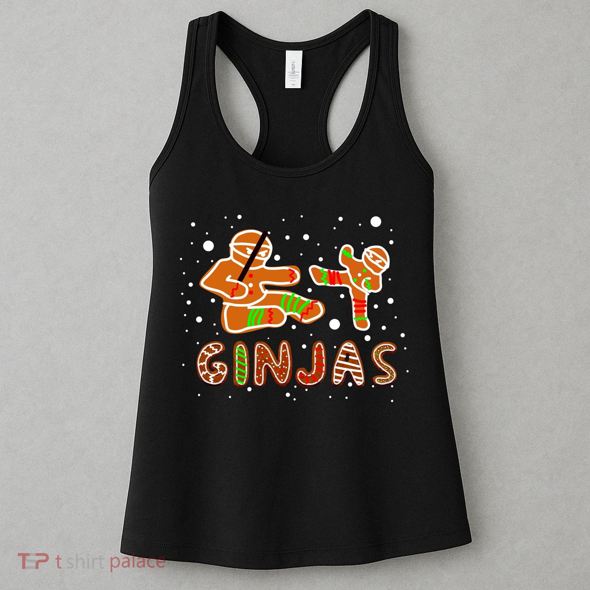 Ginjas Funny Gingerbread Christmas Women's Tank Top