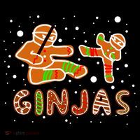 Ginjas Funny Gingerbread Christmas Tie Dye Hoodie thumb 2