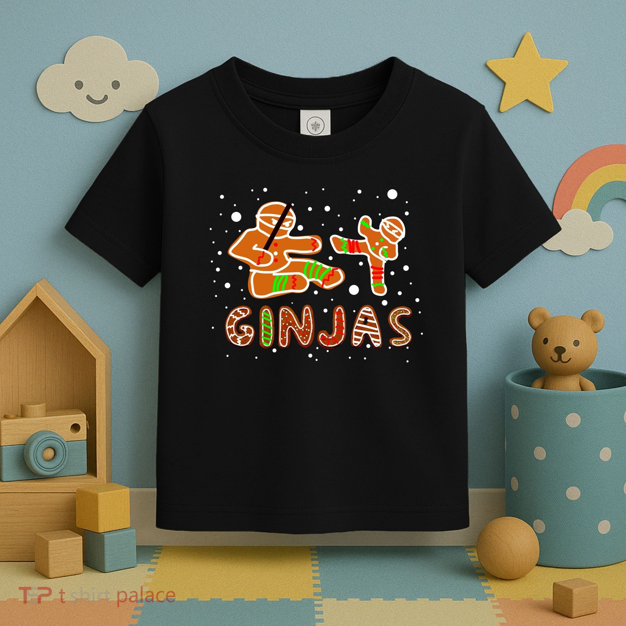 Ginjas Funny Gingerbread Christmas Toddler T-Shirt