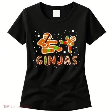 Ginjas Funny Gingerbread Christmas Women's T-Shirt