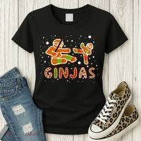 Ginjas Funny Gingerbread Christmas Women's T-Shirt thumb 3