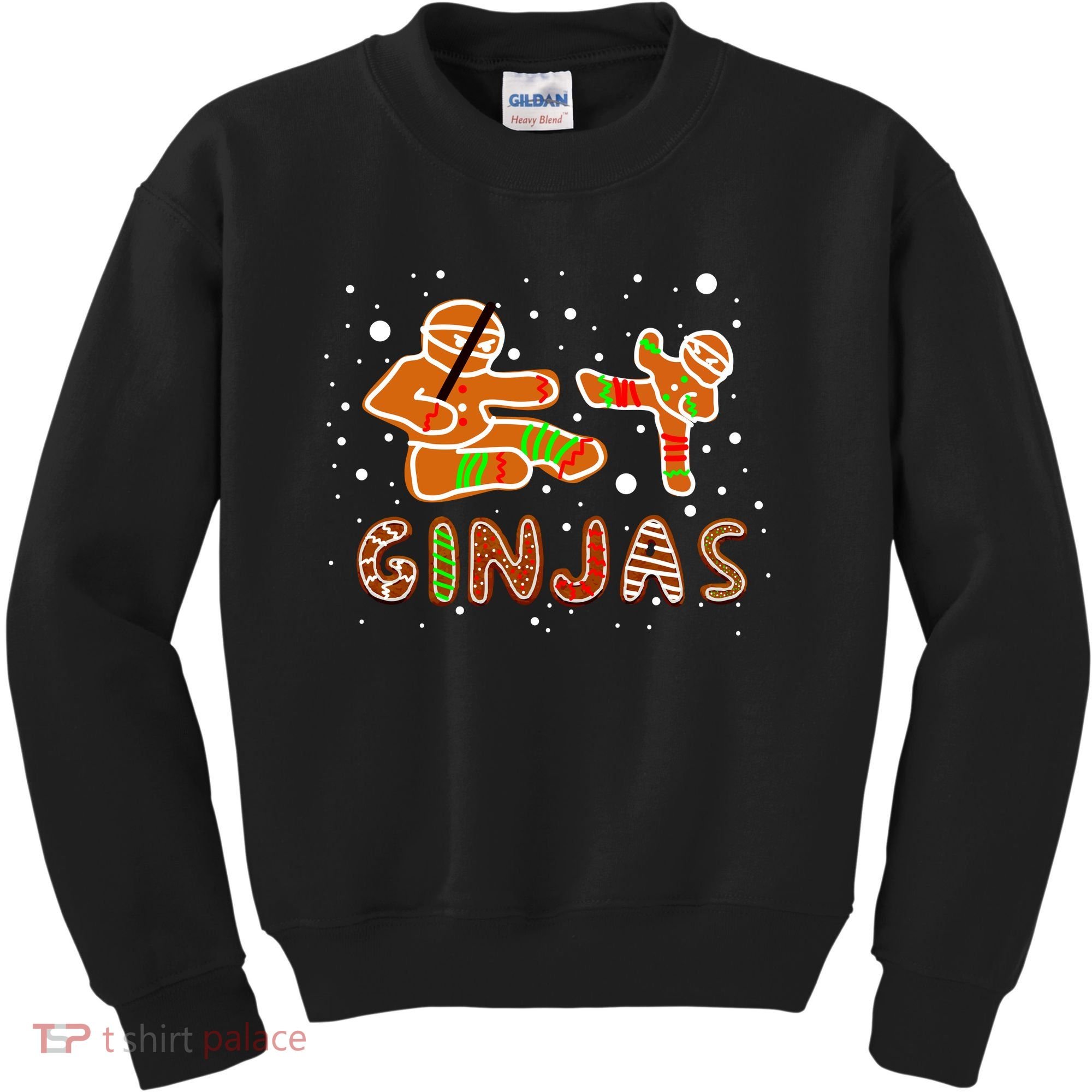 Ginjas Funny Gingerbread Christmas Kids Sweatshirt