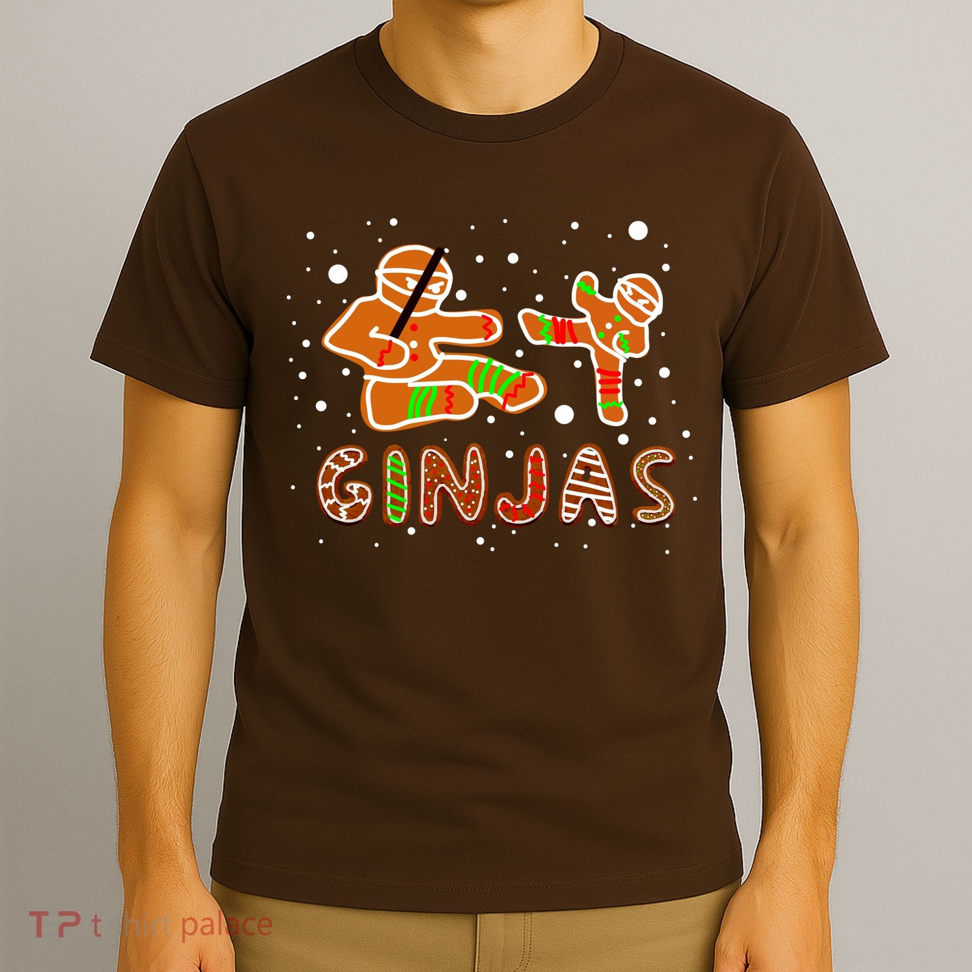 Ginjas Funny Gingerbread Christmas T-Shirt