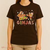 Ginjas Funny Gingerbread Christmas T-Shirt thumb 4