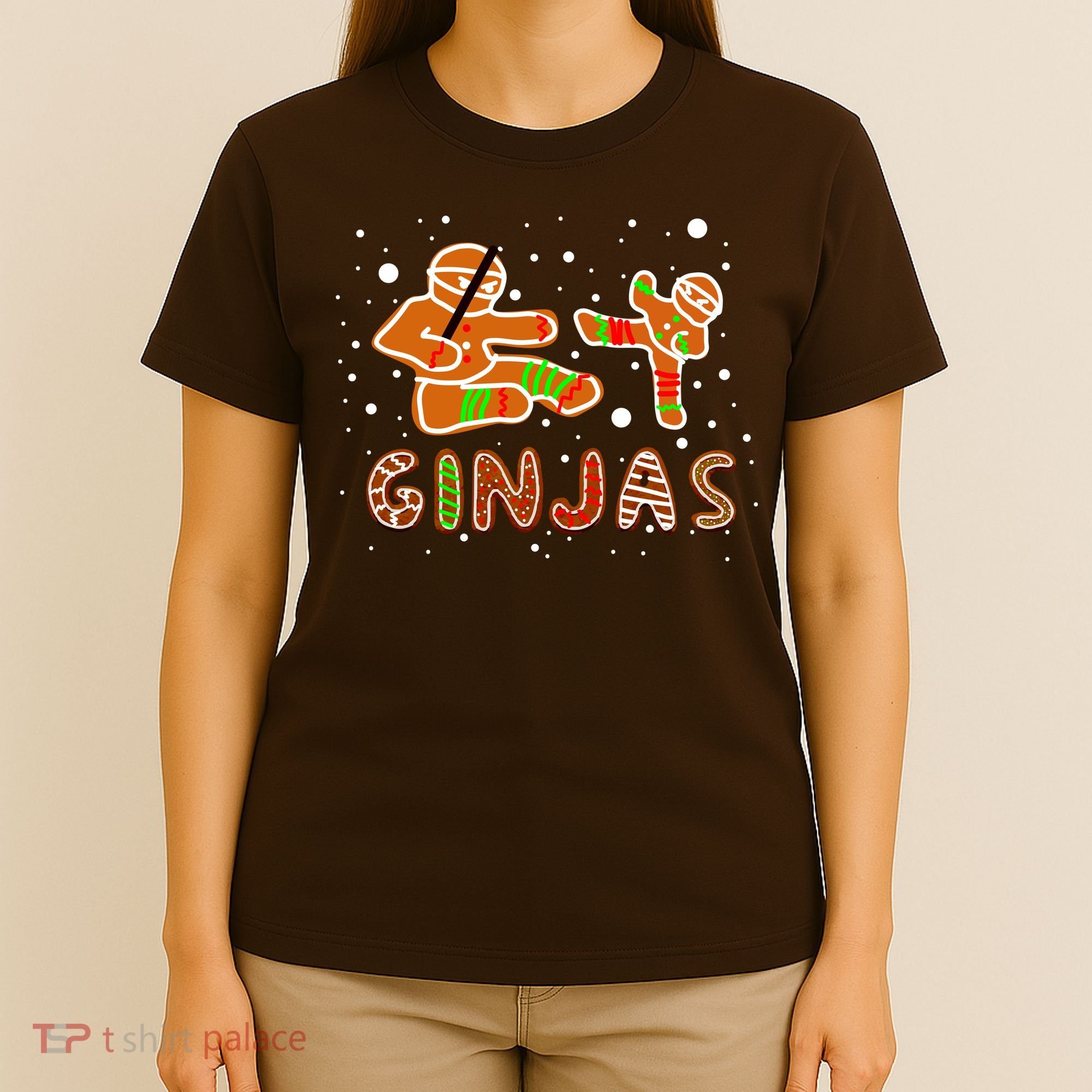 Ginjas Funny Gingerbread Christmas T-Shirt