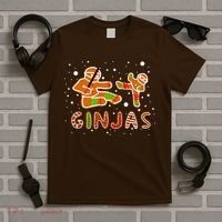 Ginjas Funny Gingerbread Christmas T-Shirt thumb 5
