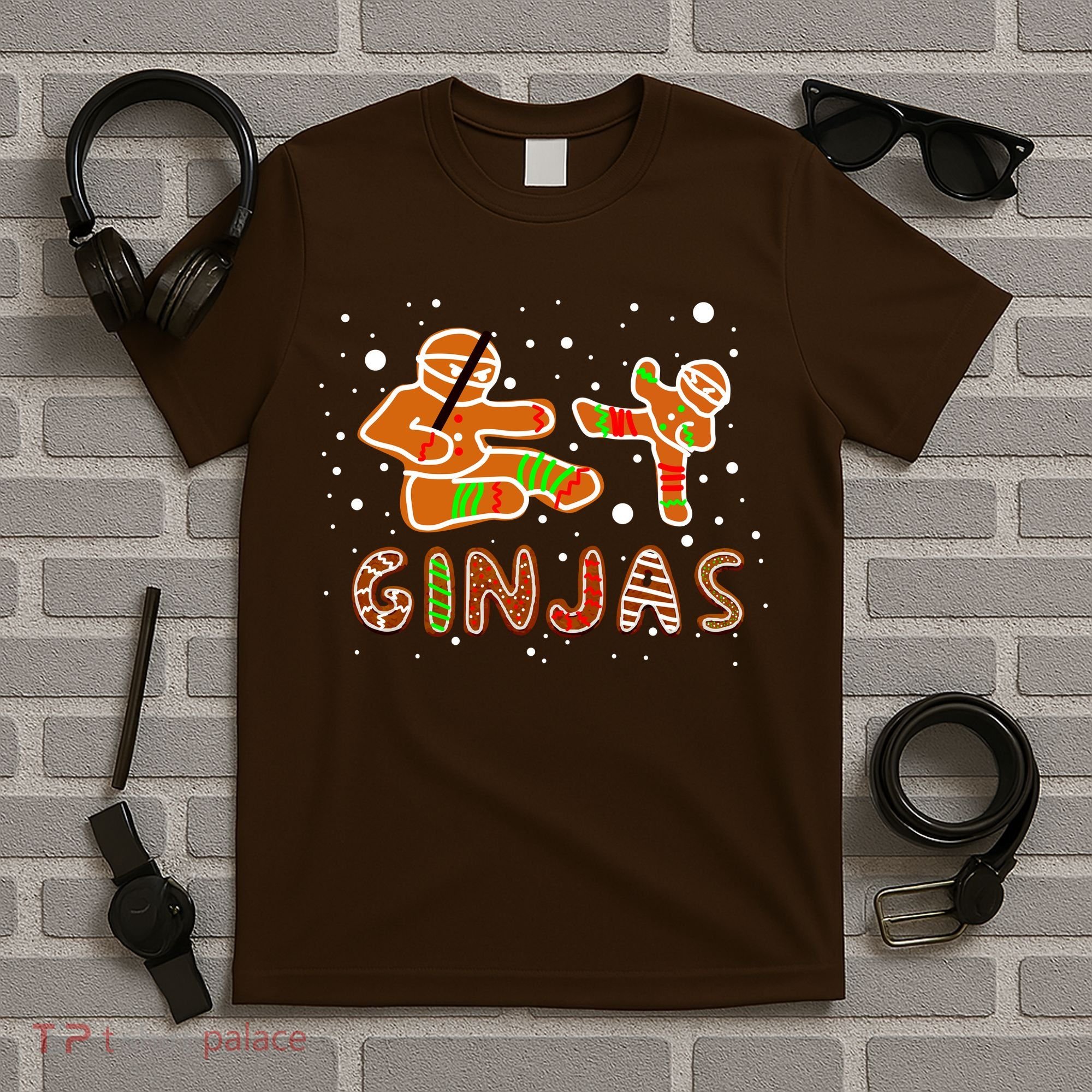 Ginjas Funny Gingerbread Christmas T-Shirt