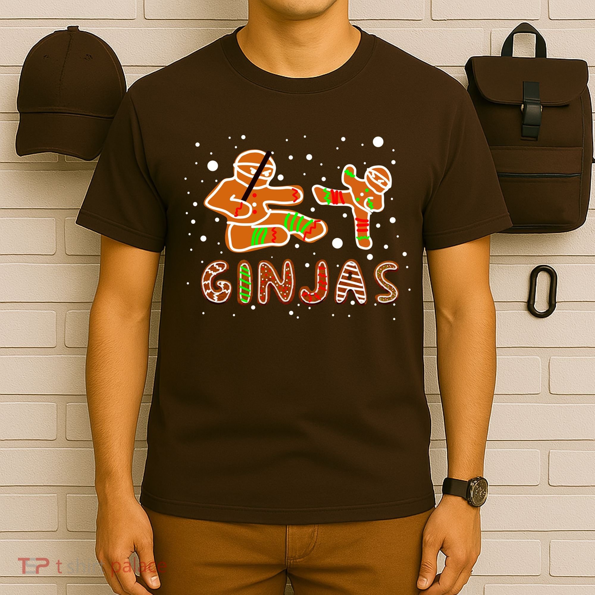 Ginjas Funny Gingerbread Christmas T-Shirt
