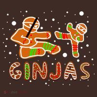 Ginjas Funny Gingerbread Christmas Beanie thumb 2