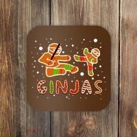 Ginjas Funny Gingerbread Christmas Coaster thumb 0